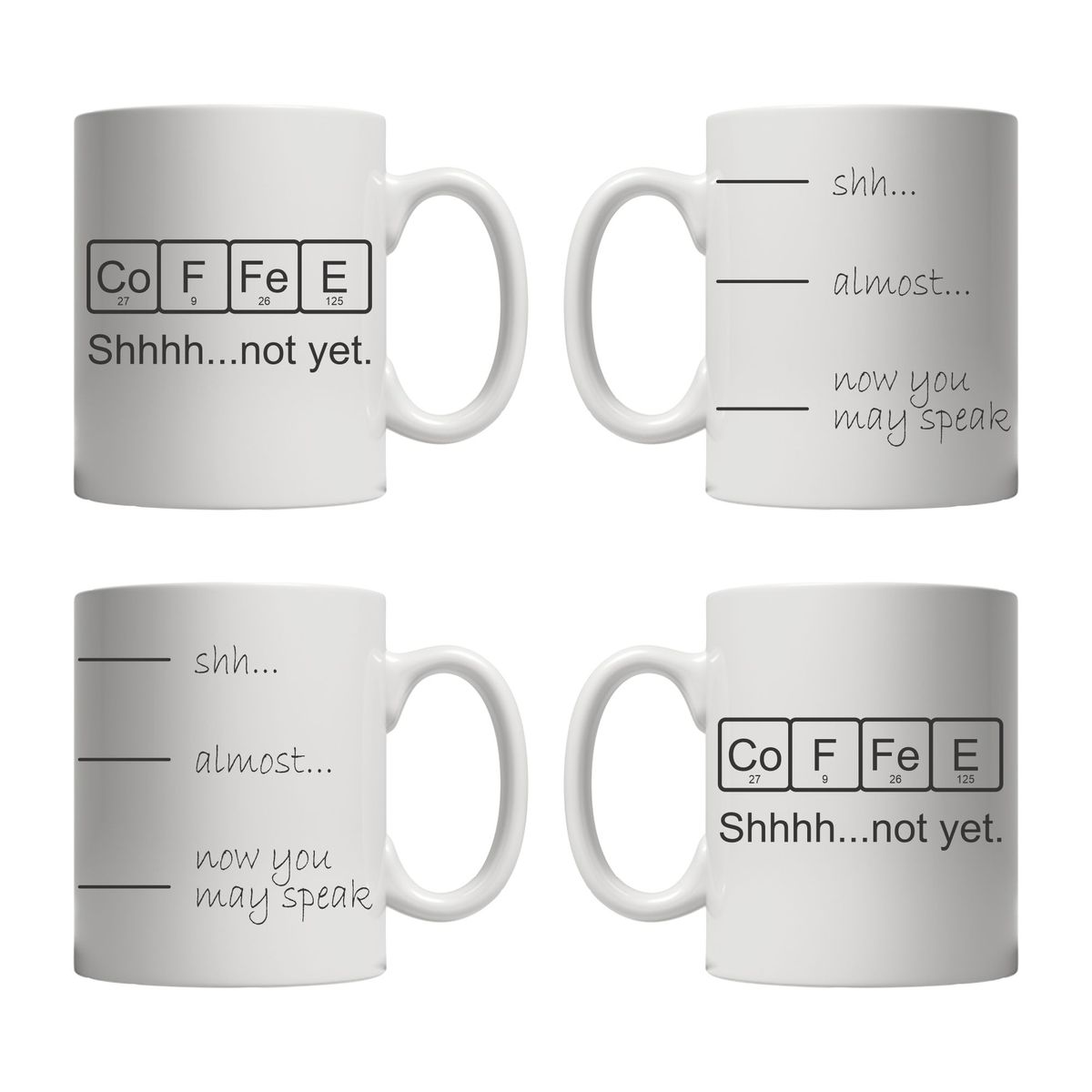 Shhh Coffee Mug Set 2 | Shop Today. Get it Tomorrow! | takealot.com