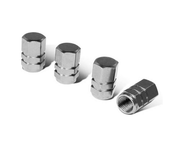 Racing Style Aluminum Tyre Valve Caps