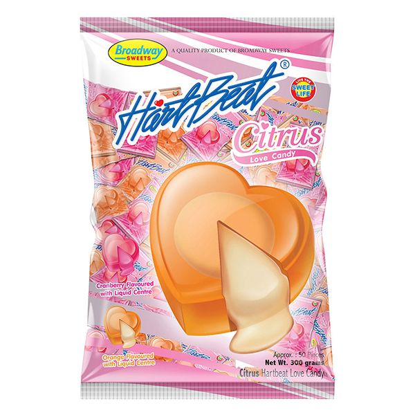 Hartbeat Citrus Love Candy (Cranberry &amp; Orange) 50s