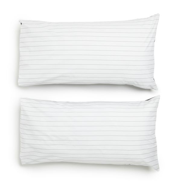 George &amp; Mason - 200tc Minimal Stripe 2pk Pillow cases - King