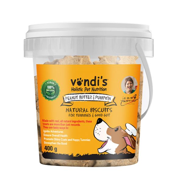 Vondis Peanut Butter &amp; Pumpkin Biscuits - 400g