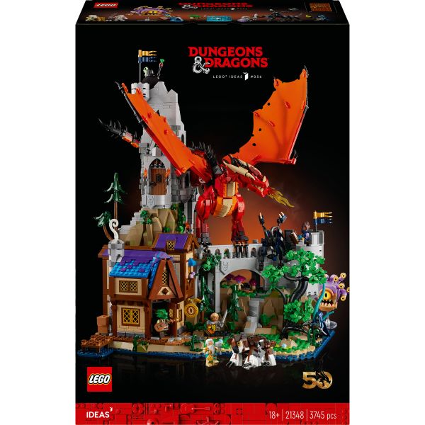 LEGO® Ideas Dungeons &amp; Dragons: Red Dragon’s Tale Set 21348