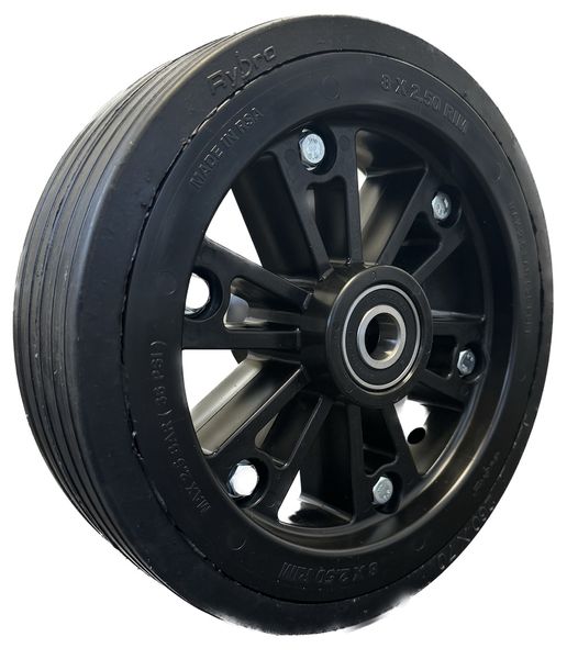 260x70 Solid Rubber Wheel (No More Punctures)