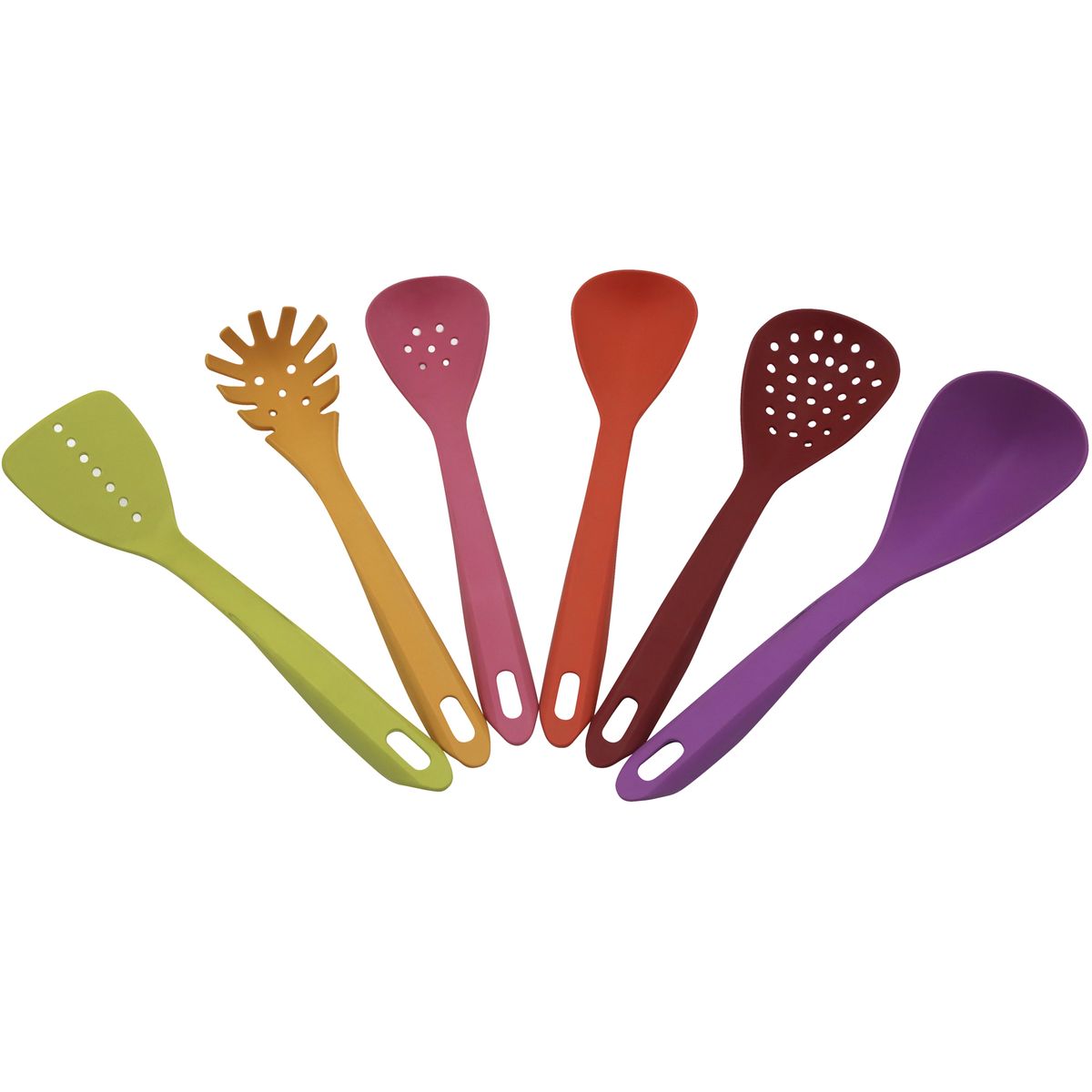 Multi Colored Kitchen Utensil Set of 6 by Soul Lifestyle Shop