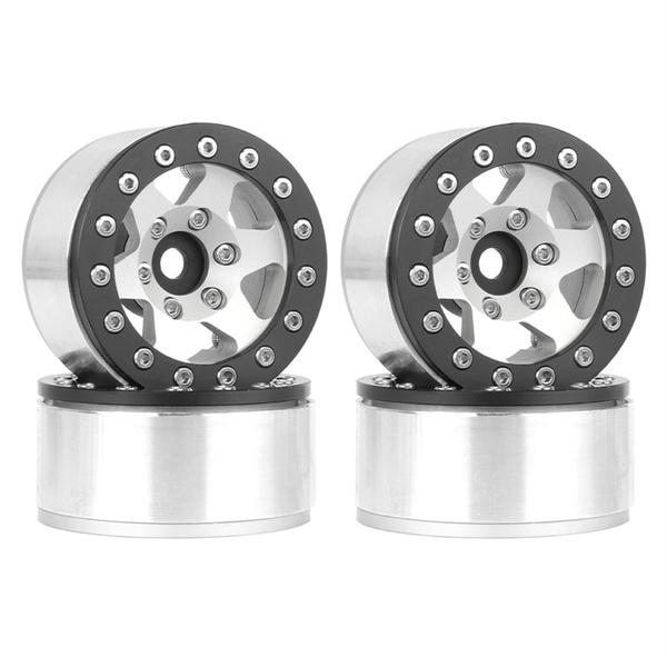 Silver Black 1.55 Inch Metal Wheel Tire Climbing Car Ax90069 for Jimny Cc01