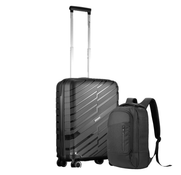Travelwize Java 55cm Hard Shell Suitcase &amp; 15.6'' Laptop Backpack