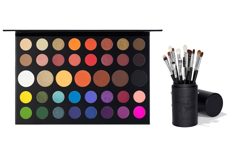Morphe x James Charles - Eyeshadow Palette &amp; Eye Brush Set Bundle