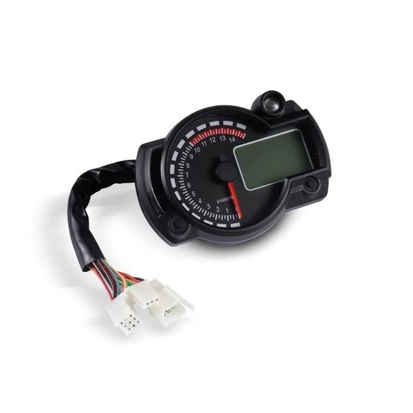 Motorcycle Dashboard - 7-Color Tachometer (With Light), Waterproof