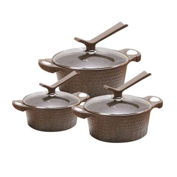 6 Piece Aluminum Cookware Set