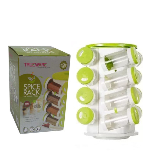Spice Rack Trueware Sixteen In One With Cutlery Holder Designed To Be Yours
