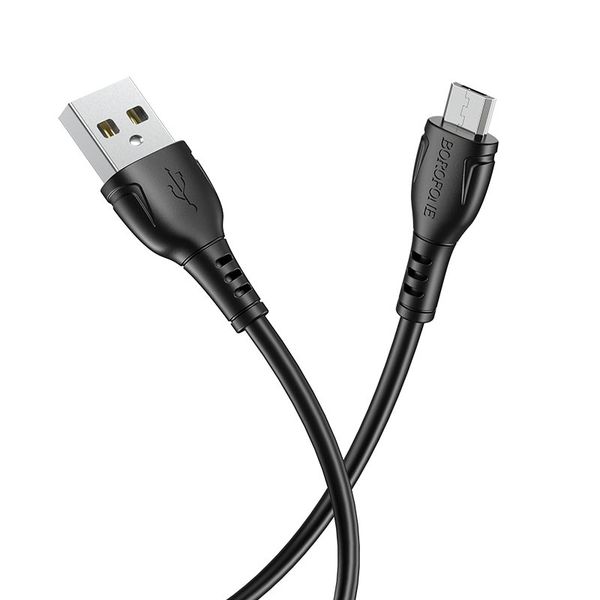 Borofone BX51 USB to Micro Cable - Black 2.4A