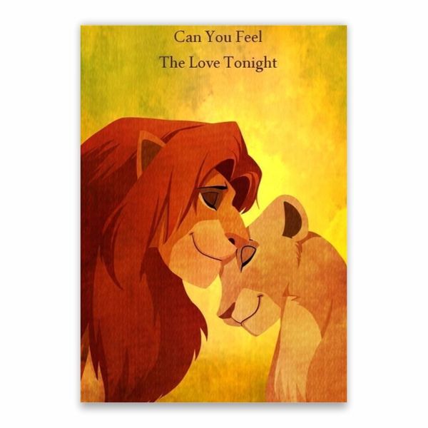 Can You Feel The Love Tonight Poster - A1