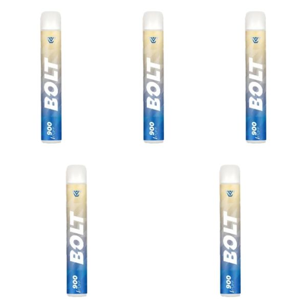 Bolt MMF 900 Puffs Disposable Vapes 50MG - Blueberry Litchi (Pack of 5)
