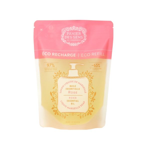 Panier des Sens - Rejuvenating Rose Eco Refill Marseille Soap - 500ml