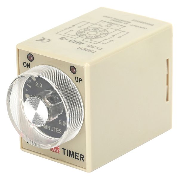 Power On Delay Timer AH3-3, 6 Minutes, 220VAC Time Relay Module