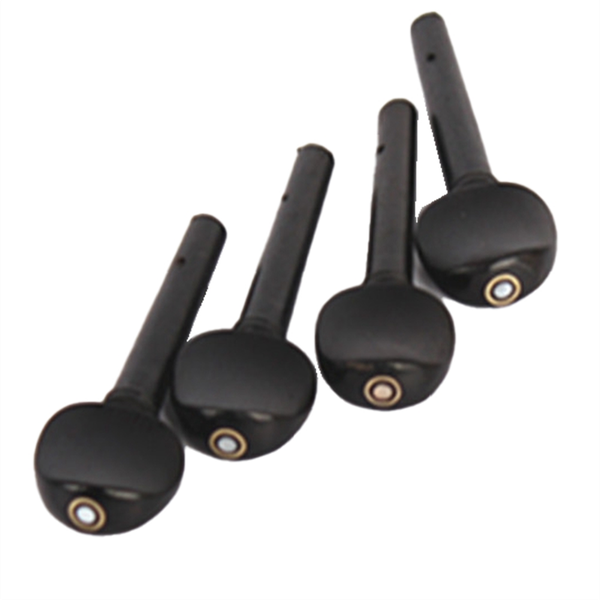 Violin Ebony Pegs with Fisheyes Violin Tuners Violin Accessories 1/2