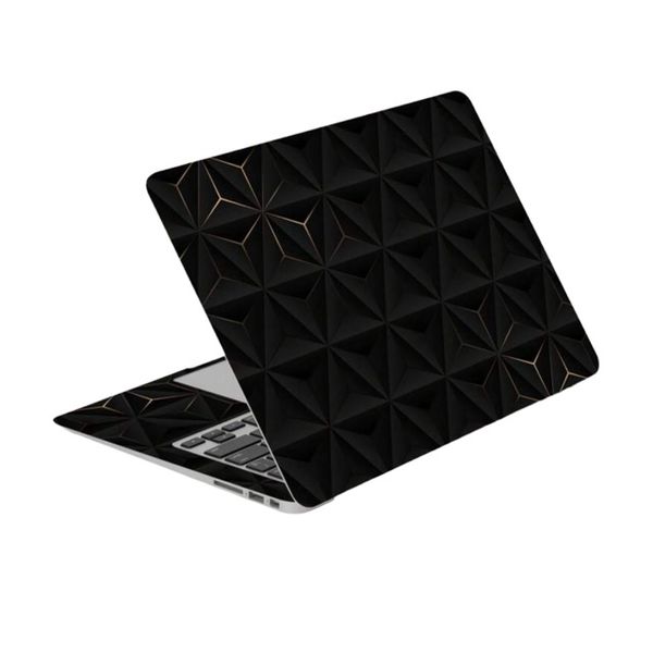 Diamond Shaped Line Texture PVC Self-Adhesive Laptop Skin Stickers 15