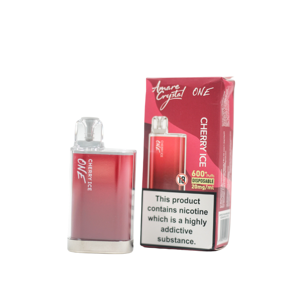 Crystal Bar - 600 Puffs - Cherry Ice
