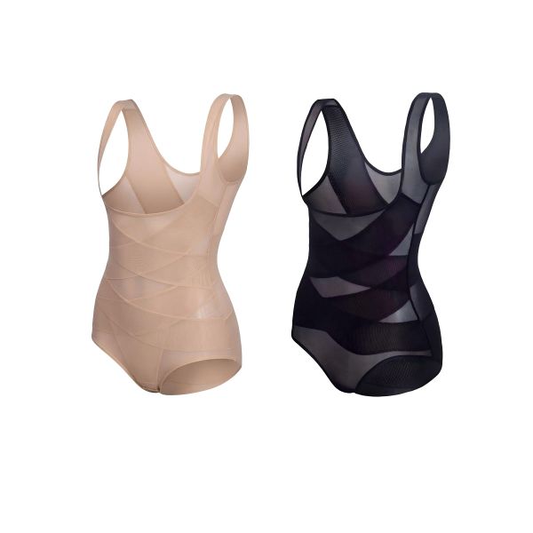 2-Pack Tummy Control Shapewear Bodysuit - Butt Lifter &amp; Waist Trainer