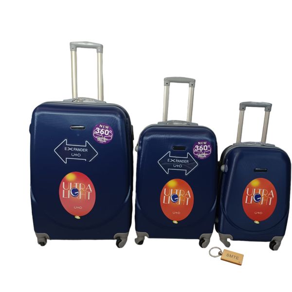 Smte -360 Degree Quad Wheel Luggage With Smte Bag tag - 3 Piece