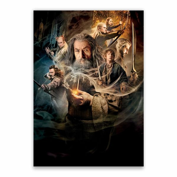 Hobbit Desolation Of Smaug Collage Poster - A1