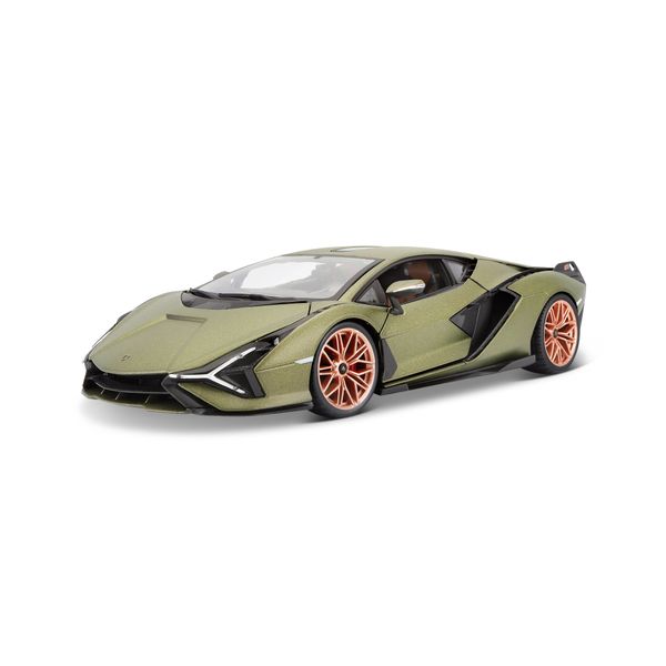 Bburago 1/18 Lamborghini Sián FKP 37 - Green (27cm Long)