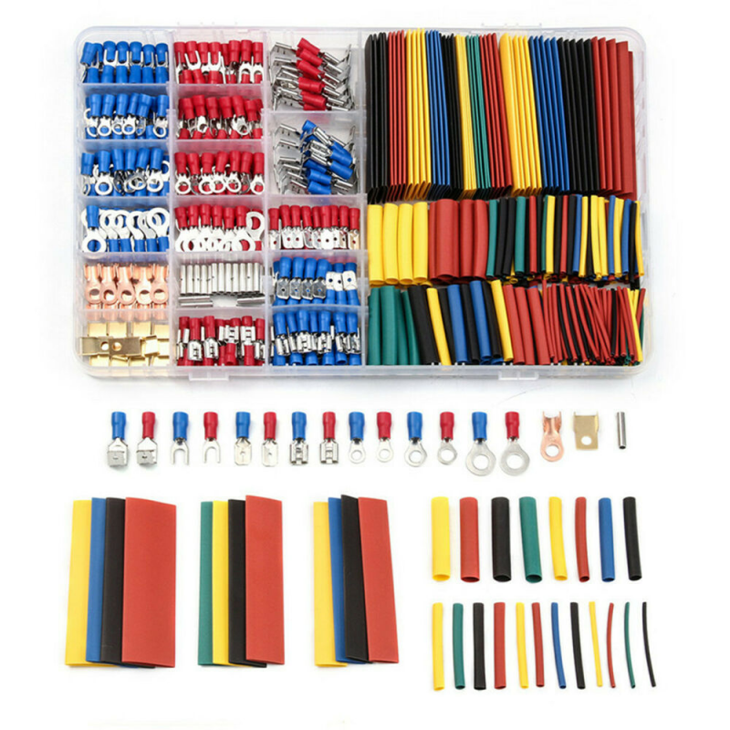 678 Pieces Electrical Crimp Connectors, Terminals and Heat Shrink