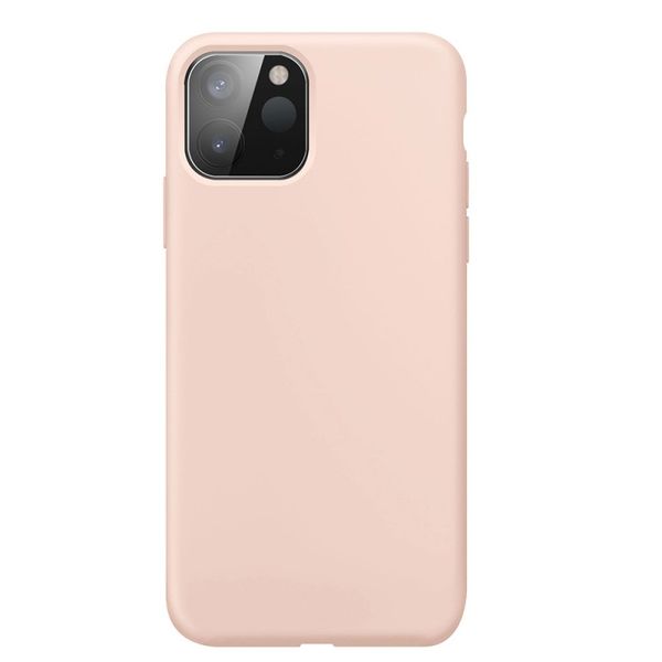 XQISIT Silicone Anti Bacterial Case for iPhone 12/12 Pro - Pink