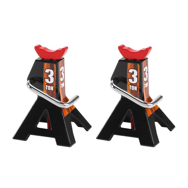 2PCS Metal 3 Ton Simulated Jack Height Adjustable Repair Bracket Scene Tool