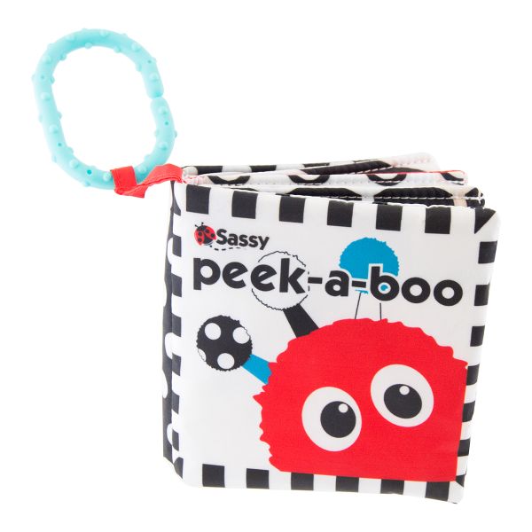 Sassy - Sensory Baby Activity Book - Peek-a-Boo