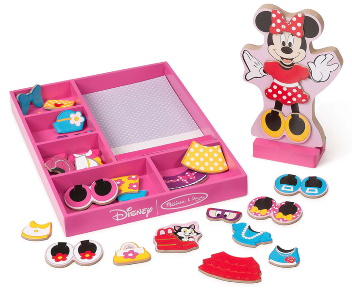 Melissa &amp; Doug Disney Minnie Wooden Magnetic Dress-Up (35+ Magnetic Pieces)
