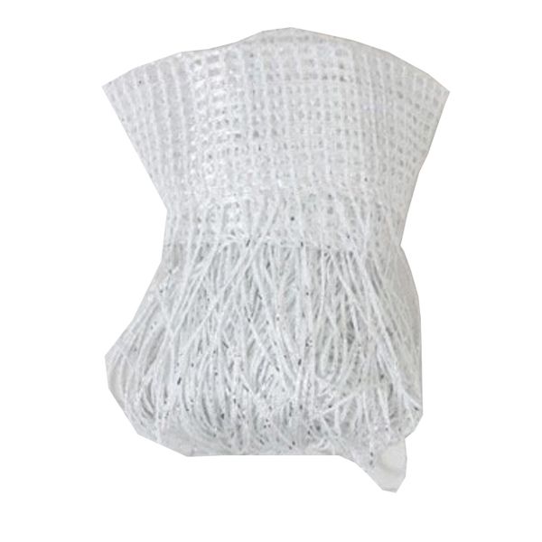 Matoc String Curtain - White with Silver Specks