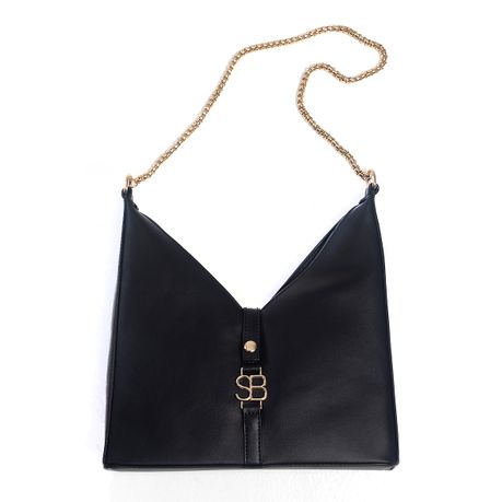 Sissy Boy Shape It Out Geometric Crossbody Bag Black