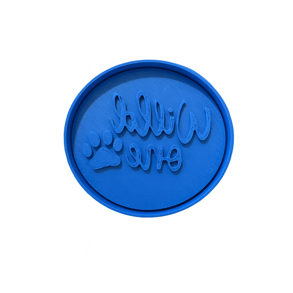 Wild One Fondant Stamp - 3D Printed - Blue (6 cm)