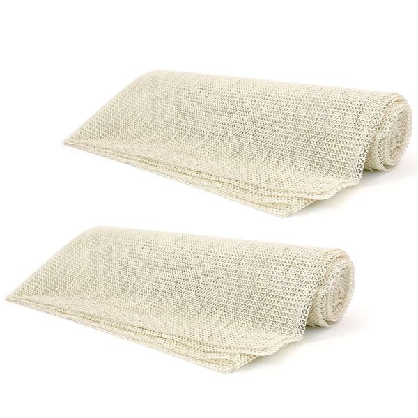 2-Pack PVC Non-Slip Rug Pads Gripper Underlay for Bed Sheets Sofas Carpets