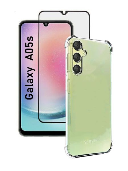 TPU Clear Phone Case &amp; Screen Protector Combo Compatible with Samsung Galaxy A04E