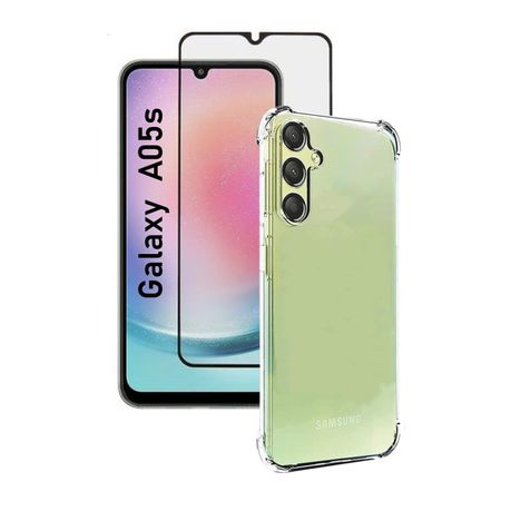 TPU clear Phone Case & Screen Protector Combo For Samsung Galaxy A05s Image