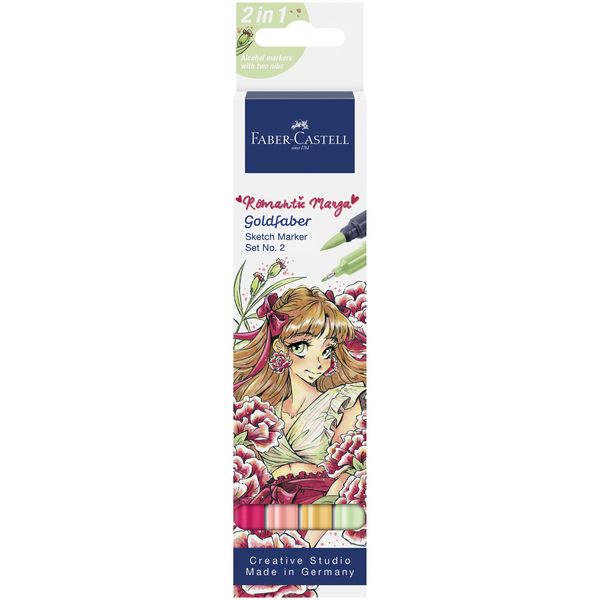Goldfaber Sketch Marker: Romantic Manga Collection Set No. 2 (4's)