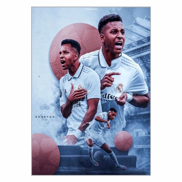 Rodrygo Real Madrid Poster - A1