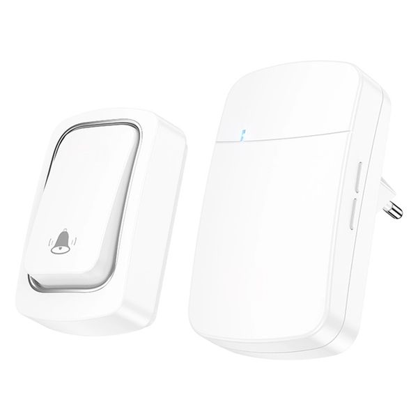 Self-Powered Wireless Doorbell ,38 Chimes and 150m Range