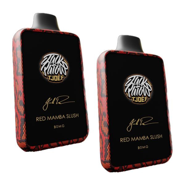 Jack Parow Tjoef 10000 Puffs 20MG Dispo Vape - Red Mamba Slush (Pack of 2)
