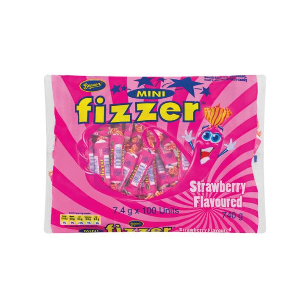 Beacon Fizzer Strawberry - 100 Pieces