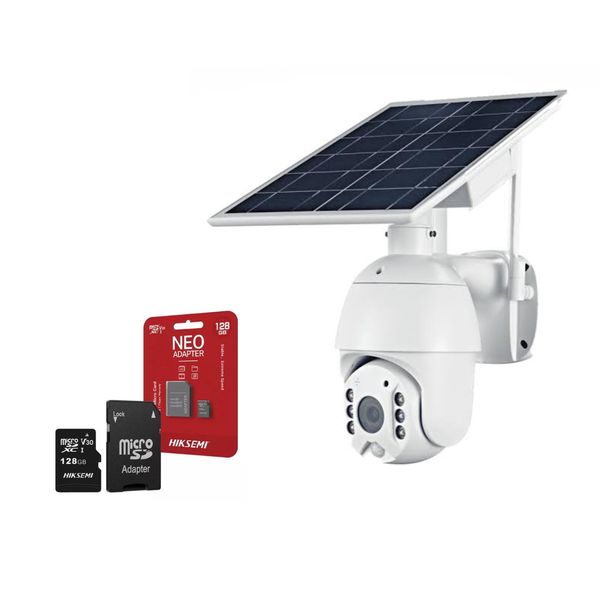 Solar 4g PTZ Camera + 128gb Sd Card
