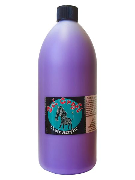 Zelcraft Acrylic Craft Paint - 1l - Jacaranda