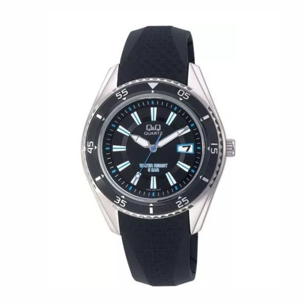 Q&amp;Q PU Strap Watch - A434J