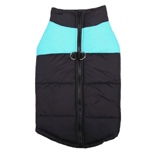 Pet Dog Coat Jacket Vest Puffy Waterproof - Blue - 5XL