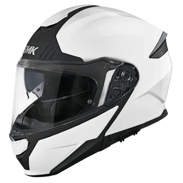 SMK Gullwing Gloss White Helmet GL100