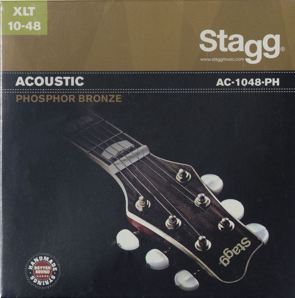 Stagg AC1048PH Phosphor Bronze Acoustic Set of 6 Strings - Extra Light