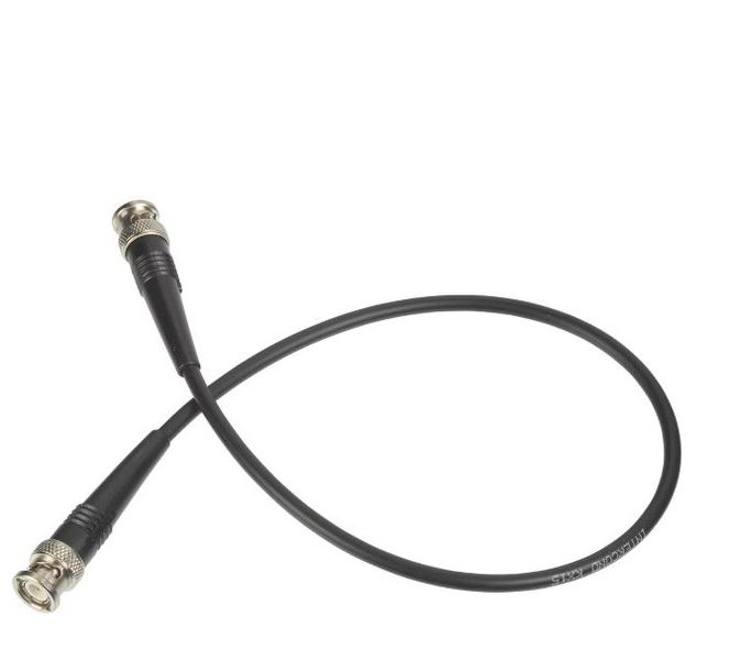 Black 50cm Bnc Male To Bnc Male Cable