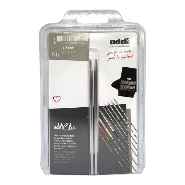 addiClick Basic Interchangeable Needles 4,5 mm
